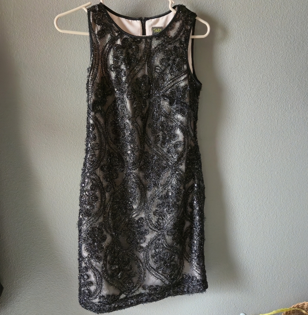 Taylor Sleeveless Sparkle Sequin Dress 0 Nordstrom Prom Whimsigoth Witchy Formal